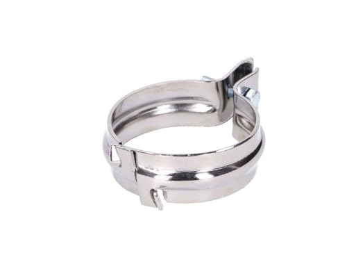 Lot de 2 colliers de serrage d'échappement chromés compatibles avec SIMSON S 50 51 53 70 83-1996