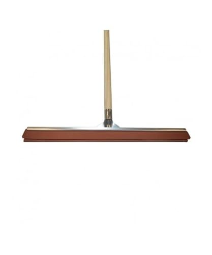le plus de l'entretien - raclette Sol 75 cm Mousse Rouge Pro renforcée avec Manche Bois 1m30