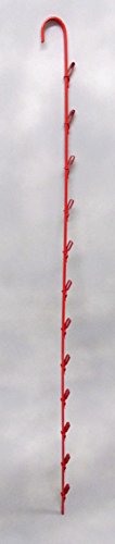 Single Strip 12 Clip Hanging Potato Chip, Candy Display Rack In Red - Lot Of 50 #TOP1