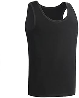 JARAZIN Tomboy Transgender Lesbian FTM Cotton Long Elastic Band Built-in Chest Binder (Medium, Black 1)