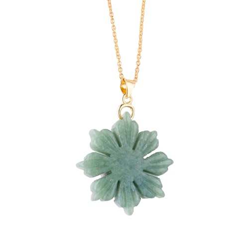 Jadeous Real Jade Filipino Sun Necklace, Philippines Sun Pendant Charm Jewelry, Pride Cultural Symbol Gift, Small Charm Gold Plated Chain (Small)