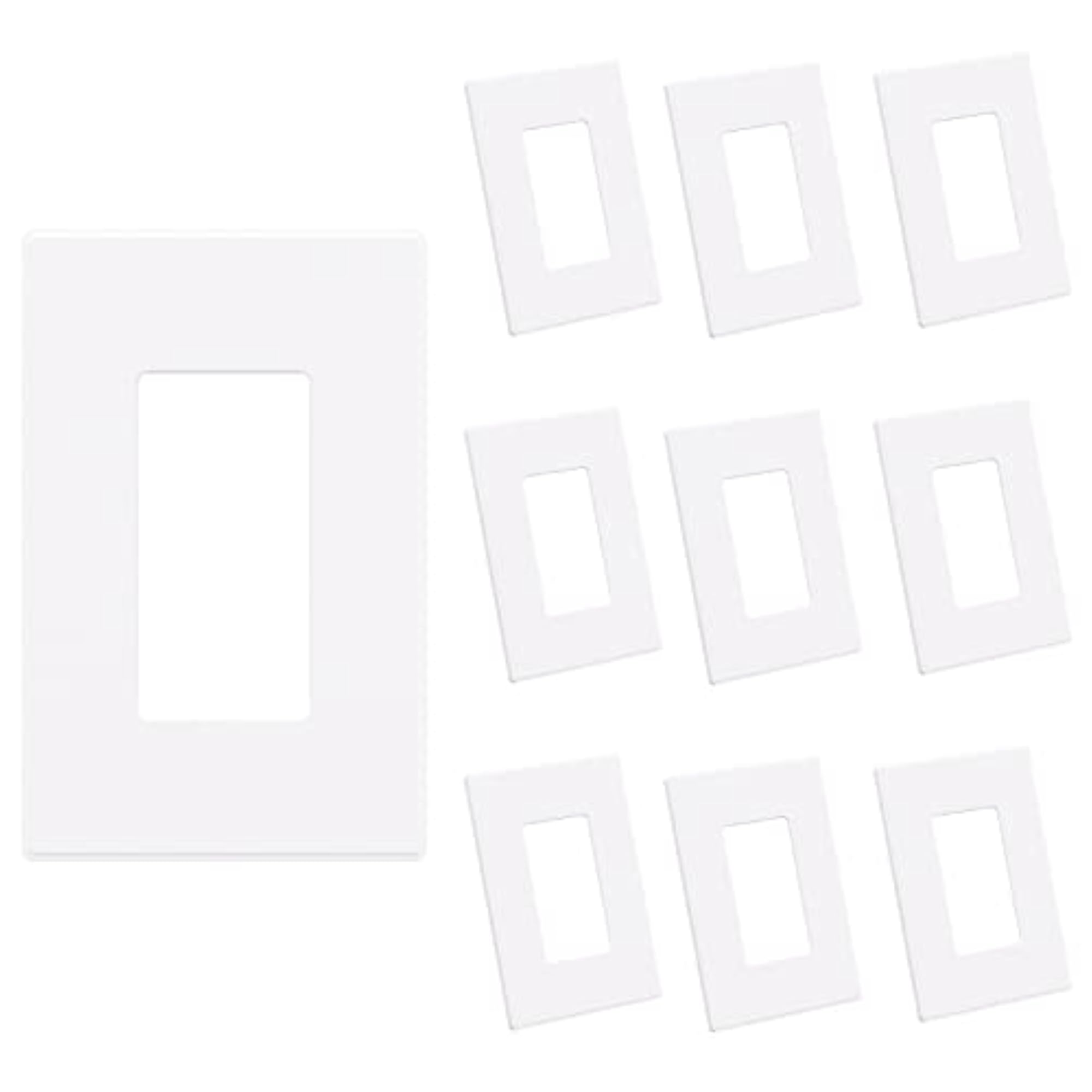 Screwless Decorator Wall Plates, Standard Size