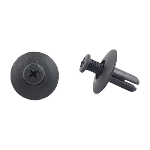 DEVFGTQA Plastic Screw Push In 8.5mm Expansion Retaining Clip Panle Trim Universal Car Fastener(30Pcs)