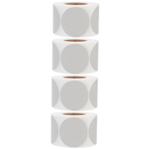 Papier thermique étiquette express : lot de 4 rouleaux gris d'adresse autocollants