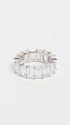 Adina's Jewels Women's Baguette Eternity Band2