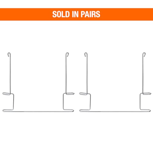 Image of Buyers Products 405BC Chrome Plated Anti-Sail Brackets for Mud Flaps, 26.13 x 21 Inch, 2 Count, Hold Mudflaps Straight and Flat, Bolt or Weld On to Truck Or Trailer