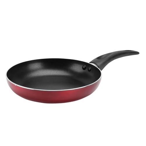 Sitram 711899 CHERRY - Sartén de aluminio prensado (20 cm de diámetro, revestimiento antiadherente, color rojo metalizado, para todo tipo de fuegos, incluida inducción