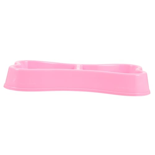 ORFOFE Shape Pet Bowl Double Dog Cat Food Water Bowls Smooth Surface for Easy Cleaning Durable Material for Feeding Hydration Selection