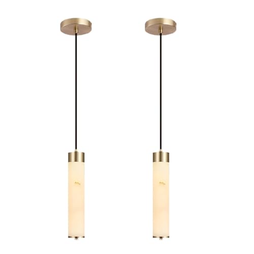 Suspension Moderne à LED plafonnier marbre intensité variable pour salle à manger - 2