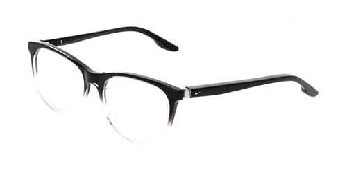 Lunettes de vue Nike anti glissement pour enfants monture noire transparente 5070