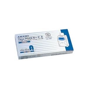 Amazon.co.jp: アマノ TimeP@CKカード 4欄印字A(月末締め/15日締め) 1