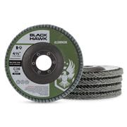BHA 4.5" x7/8" T29 Calcium Coated Flap Discs for Aluminum, 36 Grit - 5 Pack