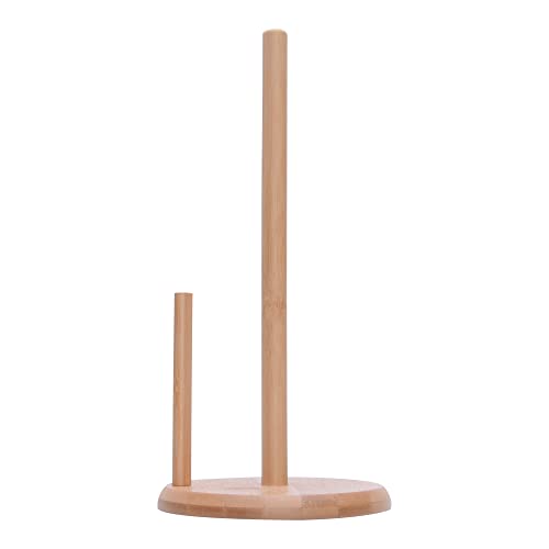 Suporte de Papel Toalha de Bambu Mimo Style para Cozinhas