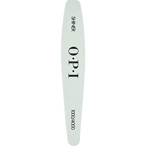 O.P.I Nail Shiner Green 1000/4000 | Nail Filer and Buffer | Nail Care and File Tool with Professional Finish | Designed for Intense Glass like Shine