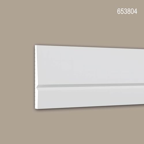 Plinthes Profhome 653806 moulures blanches polystyrène XPS mur - 5