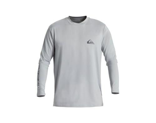 Surf tee Quiksilver Everyday manches longues gris 2XL contre l'inconfort en mer