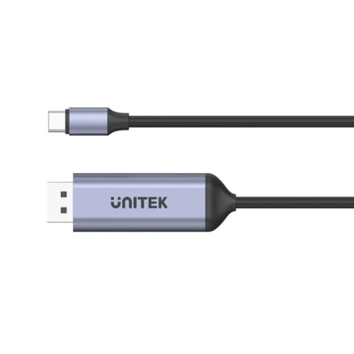 Image of UNITEK Cable Adapter USB-C - DP 1.4 8K 60Hz 1 8M