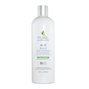 Pure and Natural Pet 4-in-1 Daily Shampoo (Lavender and Chamomile) 16 oz.