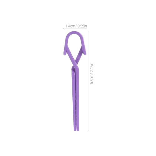 Juego de 160 clips y pinzas para manicura DIY miniatura 2