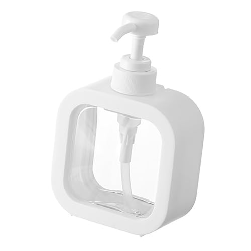 ソープディスペンサー シャンプー ポンプ付き 500ml クリア 詰め替えボトル 漏れ防止 ボトル ハンドソープディスペンサー 透明 密閉型 洗剤詰め替えボトル 手洗い 食器用洗剤 透明 便利 密閉型 軽量 ローション キッチン 洗面所