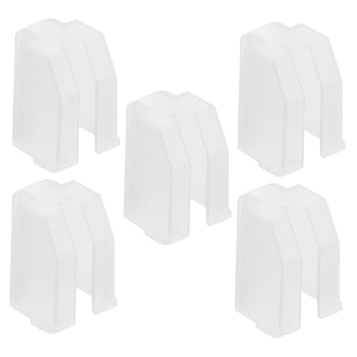 NIYANGLE 5 pièces Protection Stylet Plateau Tournant Plastique Housse Protège-aiguille Diamant pour Tourne-disque Vinyle Accessoire Remplacement Anti-statique pour Lecteur Vinyle