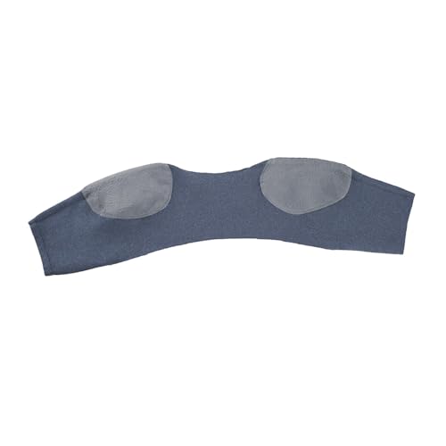 Milageto Doble soporte de hombro protector con correa para el hombro para oficina unisex, Dark Grey L