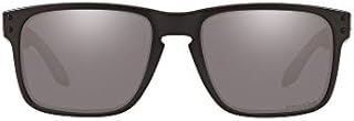 Oakley Men's OO9102 Holbrook Square Sunglasses, Matte Black HI/Prizm Black, 57 mm