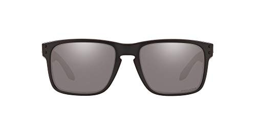 Oakley Men's OO9102 Holbrook Square Sunglasses, Matte Black HI/Prizm Black, 57 mm