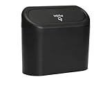 Lixeira Automotiva Organizadora Mini Lixo Preto Preto