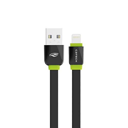 Cabo USB-Lightning, C3Tech, 441010500601, Preto