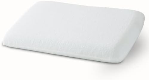 RGTIME Gel Memory Foam Pillow , Flat, Medium Firm, Neck Support Bed Pillow, Standard, 26x14x3.2in
