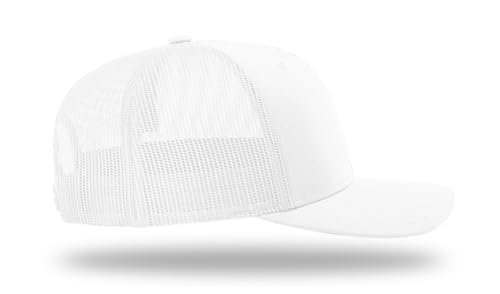 Image of Richardson 112 Trucker Hat - Premium Adjustable Snapback Hat - Structured Six Panel Richardson Blank Caps