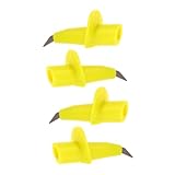 GLEAVI Puntas de Bastón de Senderismo de Tungsteno Antideslizantes, 4 Piezas, Color Amarillo Limón, Protectores Aplicables para Bastones de Trekking y Esquí, Accesorios para Actividades