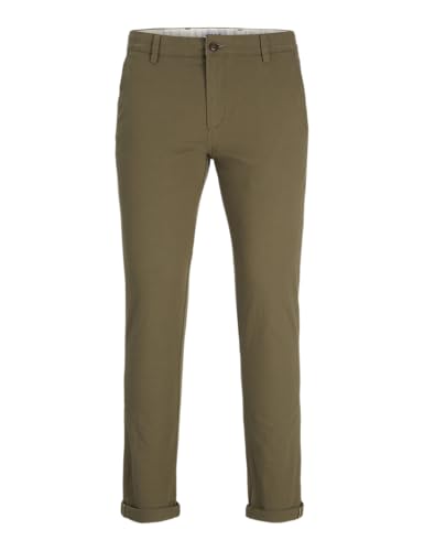 JACK & JONES Herren Stoffhose Chino-Hose - JpstMarco Fury Slim-Fit,...