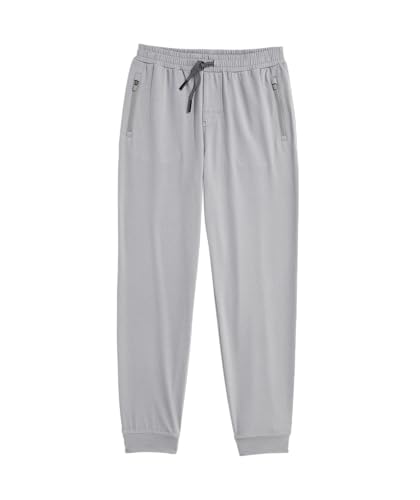 vineyard vines Boys' Performance Island Time Joggers, Ultimate Gray Heather, S