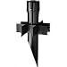 RAB Lighting MP17B 17-Inch Pvc Mounting Post Fixture Mount For Landscape Lighting