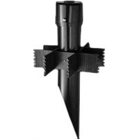 RAB Lighting MP17B 17-Inch Pvc Mounting Post Fixture Mount For Landscape Lighting