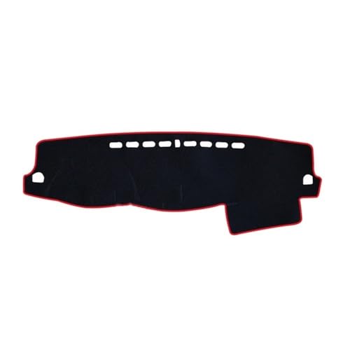 Tapis de tableau de bord pour Mitsubishi Pajero 2007-2019 protection rouge