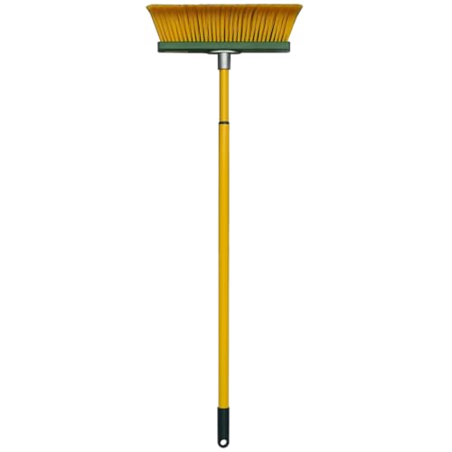 Agrarflora Krallenbesen mit Tiefenwirkung - Straßenbesen mit abgewinkelten Krallenborsten - Gartenbesen mit Teleskopstiel - Spezialbesen, Haushaltsbesen, Laubbesen - Made in Germany - Breite: 45cm – Bild 3