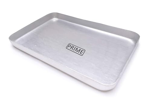 Image of Prime Bakers and Moulders Aluminum Baking Tray, Silver (12x16 Inch)