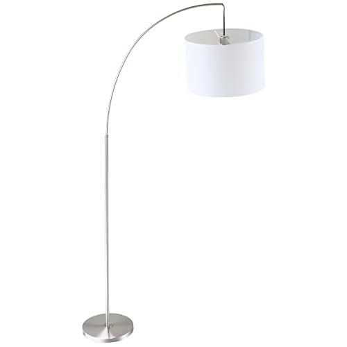 HOMCOM Bogenlampe Stehlampe Stehleuchte Wohnzimmer 40W moderne Bogenleuchte...