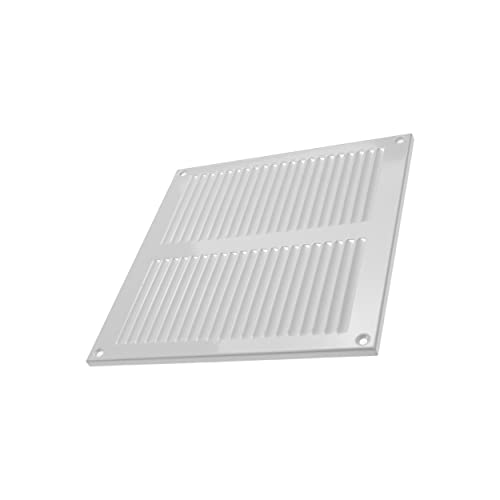 8" x 8" Inch / 200 x 200 mm White Air Vent Cover, Steel Return Air Grilles, for Ceiling and Sidewall, HVAC - Image 4
