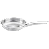 フィスラー (Fissler) フライパン 20cm ピュア コレクション ガス火/IH対応 オーブン使用可 オールステンレス ドイツ製 [日本正規販売品] 086-374-20-100 シルバー