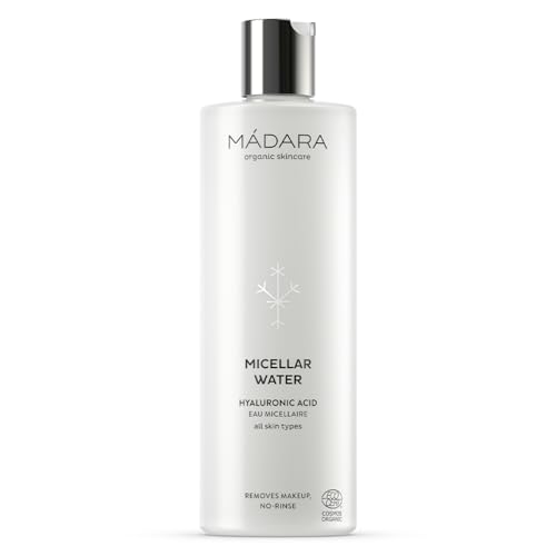 Eau micellaire MÁDARA 400 ml nettoyant visage à l'acide hyaluronique