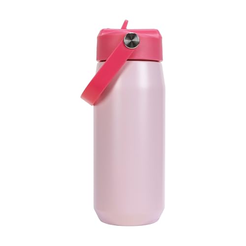 Image of PUMA unisex-adult 18oz Insulated Stainless Steel Water Bottle With Straw & Carry Handle