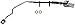 Dorman H620002 Front Driver Side Brake Hydraulic Hose Compatible with Select Ford / Mercury Models