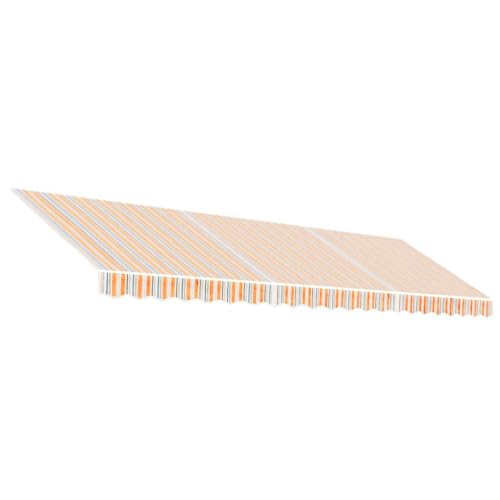 Toile d'auvent multicolore haut de gamme 5 x 3 m robuste