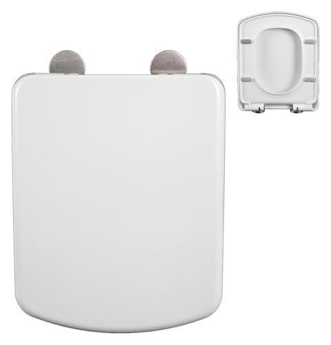 Abattant WC fermeture amortie anti-tache et déclipsable facilement