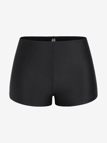 ROSE GAL Rosegal Plus Size Women 2 Piece Swimsuit Skull Heart Print Ruched Tummy Control Tankini Swimwear4