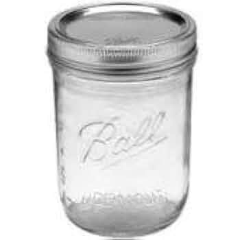 Amazon.co.jp: BALL メイソンジャー クリア ワイドマウス 480ml